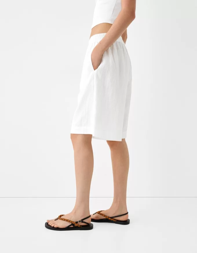 Rustic cotton Bermuda shorts Rustic cotton Bermuda shorts