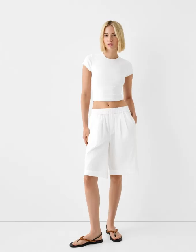 Rustic cotton Bermuda shorts Rustic cotton Bermuda shorts