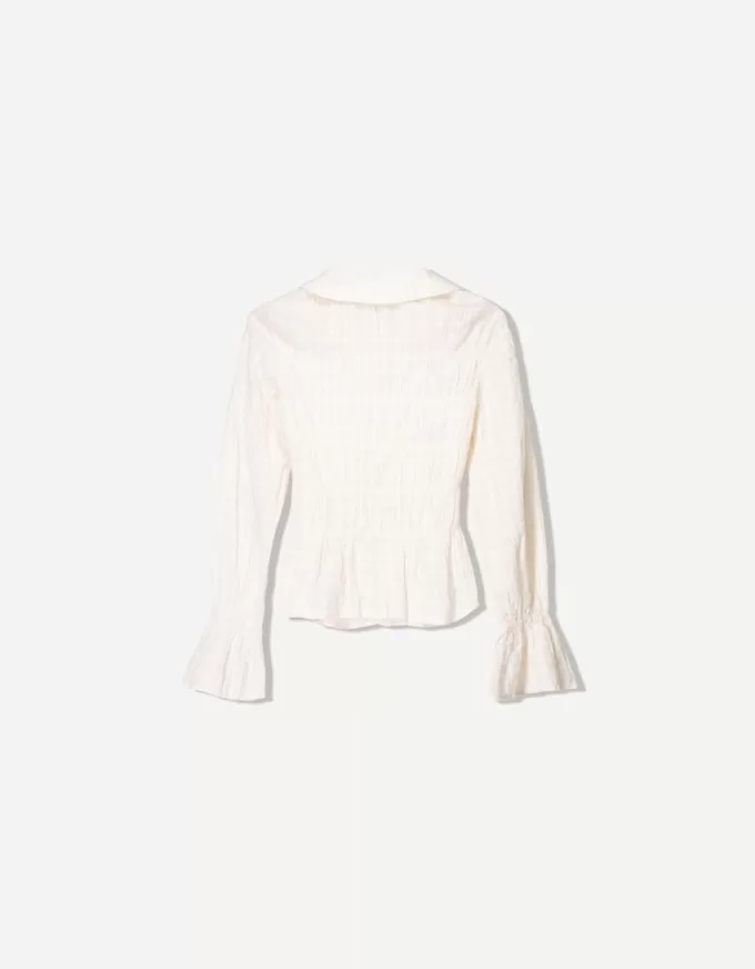 Rustic shirt with gathering Rustic shirt with gathering