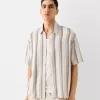 Rustic striped short sleeve shirt Rustic striped short sleeve shirt