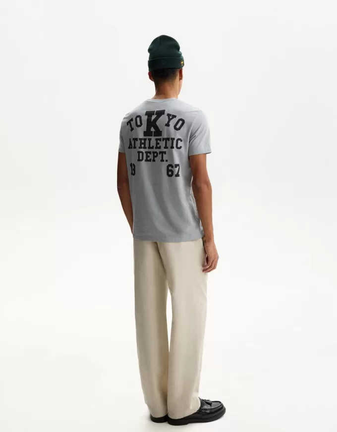 Rustic wide-leg linen blend pants Rustic wide-leg linen blend pants