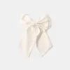 Satin-finish hair clip with bow Satin-finish hair clip with bow