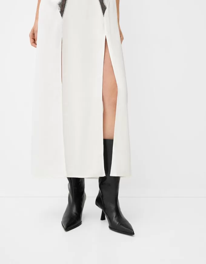 Satin lace midi dress Satin lace midi dress