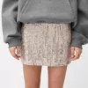 Sequined mini skirt Sequined mini skirt