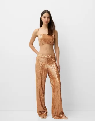Sequined pants