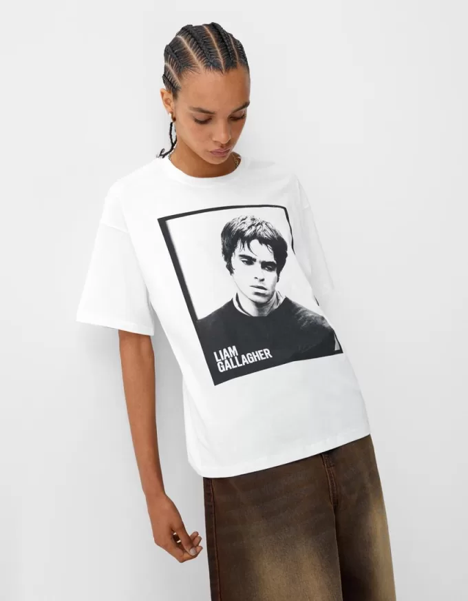 Short sleeve Liam Gallagher T-shirt Short sleeve Liam Gallagher T-shirt