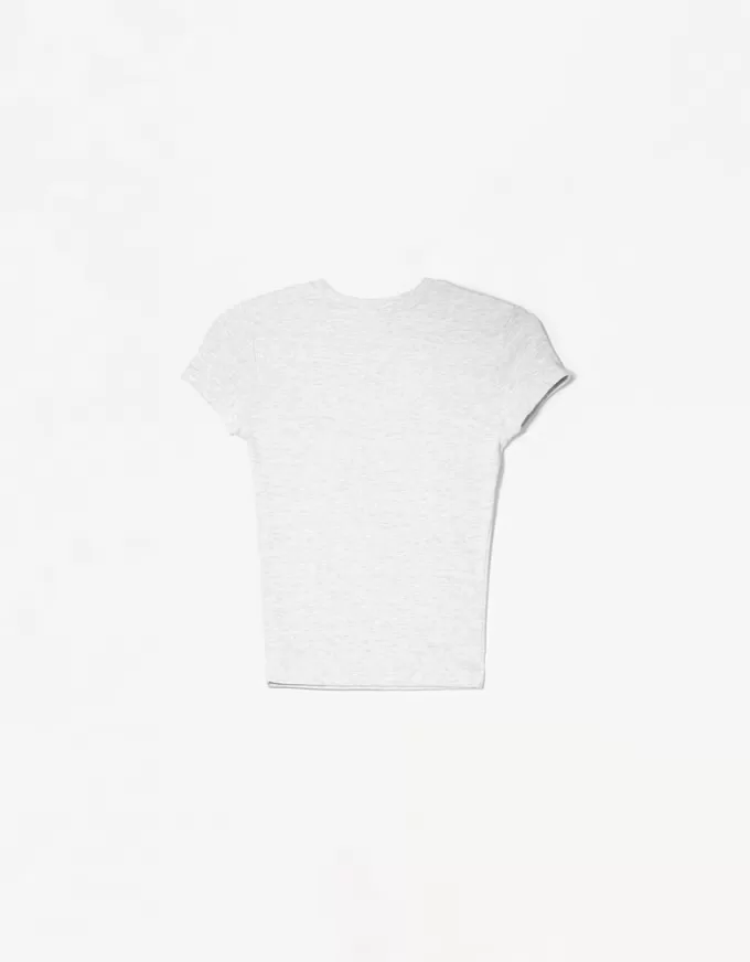 Short sleeve T-shirt with a scoop neck Short sleeve T-shirt with a scoop neck