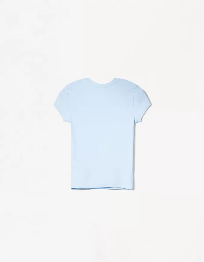 Short sleeve T-shirt with a scoop neck Short sleeve T-shirt with a scoop neck