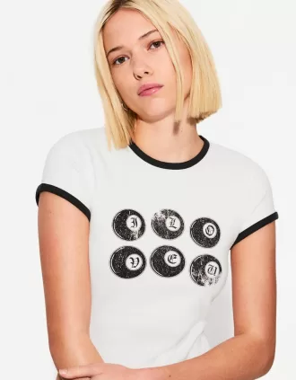 Short sleeve T-shirt with print