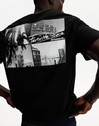 Short sleeve T-shirt with print