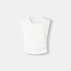 Short sleeve T-shirt with shoulder pads Short sleeve T-shirt with shoulder pads