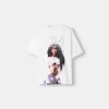 Short sleeve Tyla T-shirt with rhinestones Short sleeve Tyla T-shirt with rhinestones