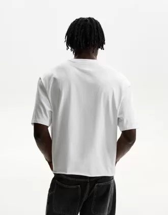 Short sleeve cropped T-shirt