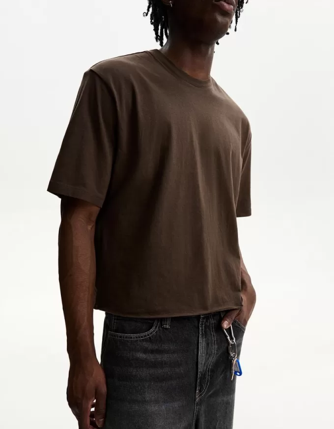 Short sleeve cropped T-shirt Short sleeve cropped T-shirt