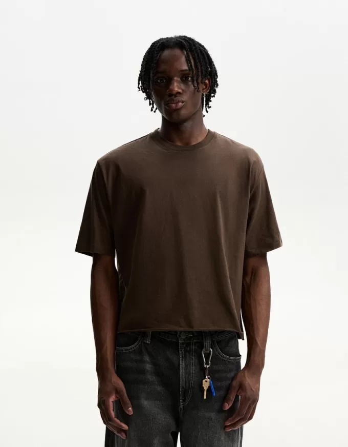 Short sleeve cropped T-shirt Short sleeve cropped T-shirt