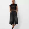 Short sleeve cropped T-shirt with print Short sleeve cropped T-shirt with print