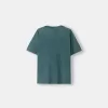 Short sleeve faded-effect T-shirt with a print Short sleeve faded-effect T-shirt with a print