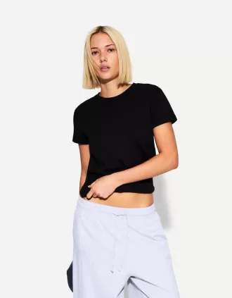 Short sleeve heavy cotton T-shirt