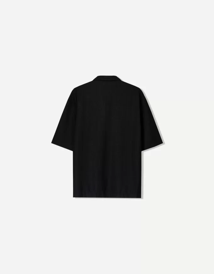 Short sleeve linen blend shirt Short sleeve linen blend shirt