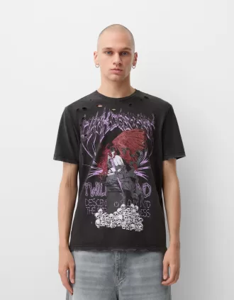 Short sleeve print T-shirt