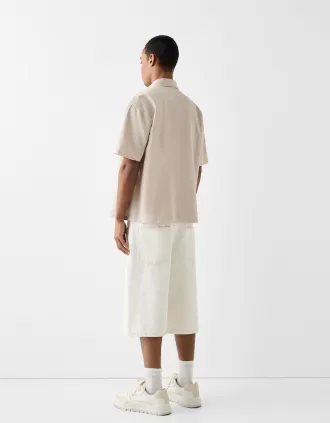 Short sleeve rustic shirt