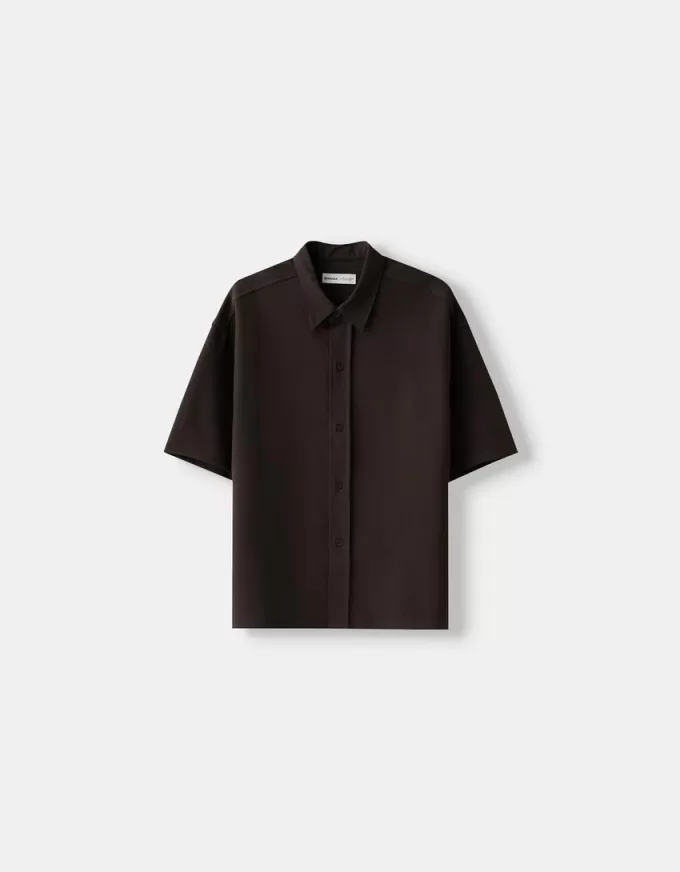 Short sleeve tailored boxy fit shirt Short sleeve tailored boxy fit shirt