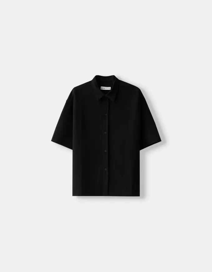 Short sleeve tailored boxy fit shirt Short sleeve tailored boxy fit shirt