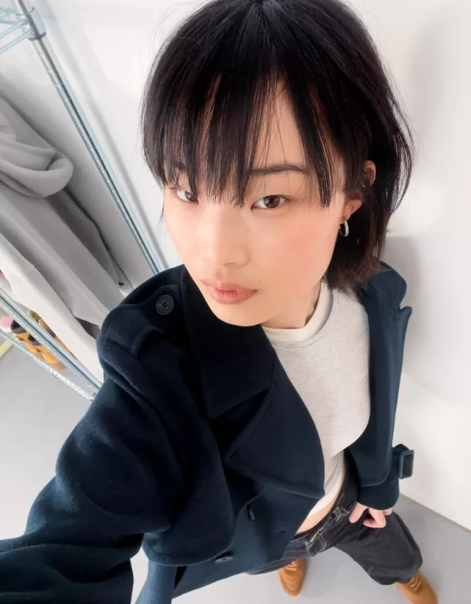 Short soft trench coat Short soft trench coat