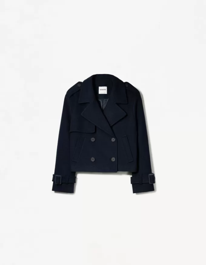 Short soft trench coat Short soft trench coat