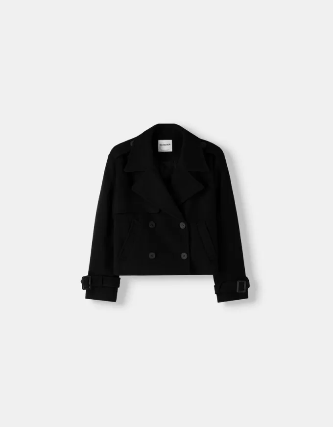 Short soft trench coat Short soft trench coat