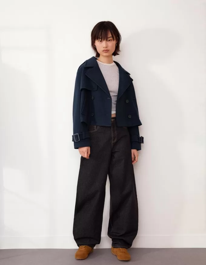 Short soft trench coat Short soft trench coat