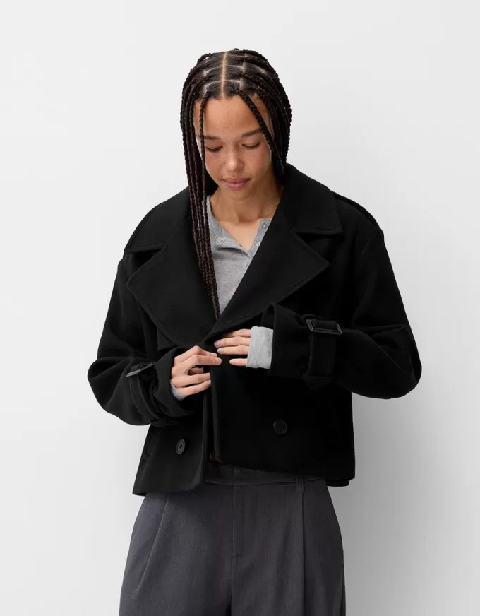 Short soft trench coat Short soft trench coat