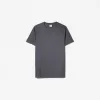 Slim-fit short sleeve T-shirt with seams