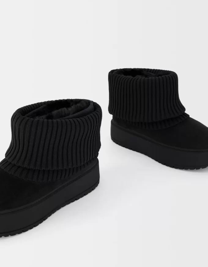 Sock platform ankle boots Sock platform ankle boots