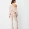 Soft touch asymmetric neck sweater Soft touch asymmetric neck sweater