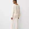 Soft touch asymmetric neck sweater Soft touch asymmetric neck sweater