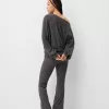 Soft touch asymmetric neck sweater Soft touch asymmetric neck sweater
