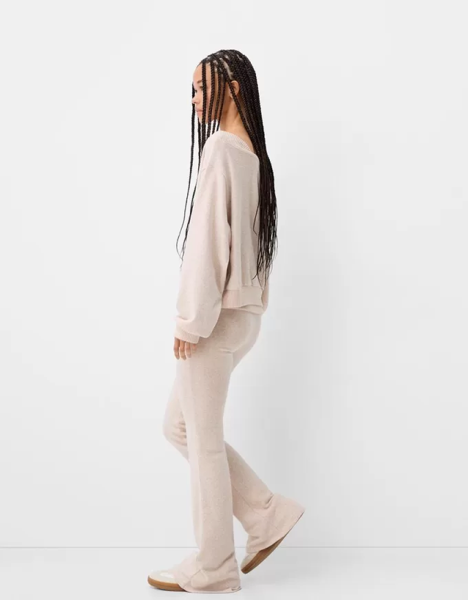 Soft touch asymmetric neck sweater Soft touch asymmetric neck sweater