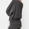 Soft touch asymmetric neck sweater Soft touch asymmetric neck sweater