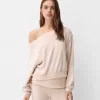 Soft touch asymmetric neck sweater Soft touch asymmetric neck sweater