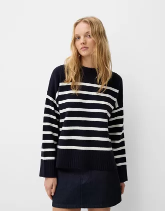 Soft touch crew neck sweater