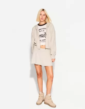 Soft touch mini skirt