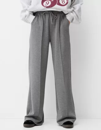 Soft touch wide-leg pants