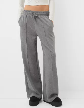 Soft touch wide-leg pants