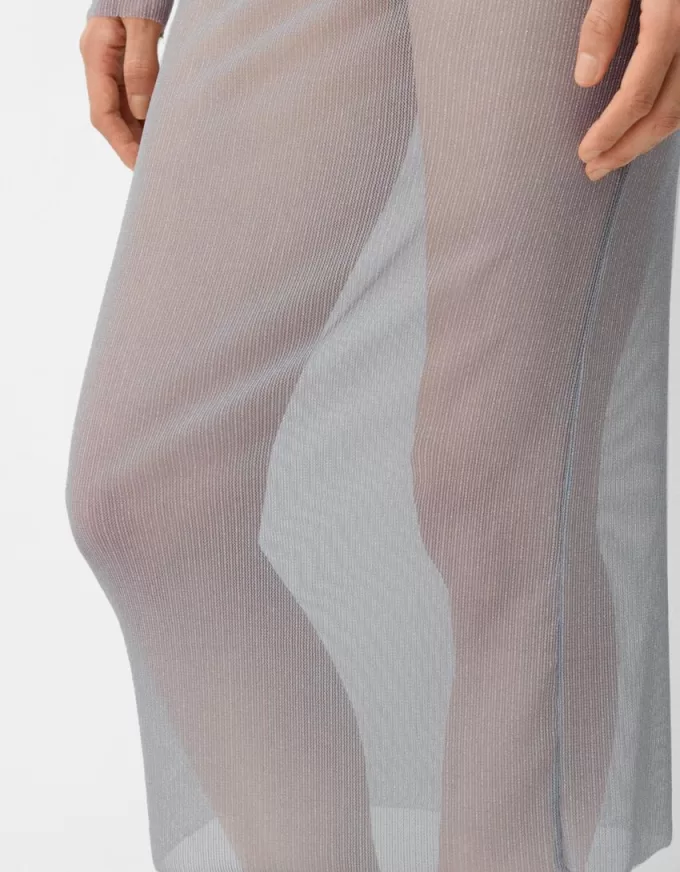 Sparkly mesh midi skirt Sparkly mesh midi skirt