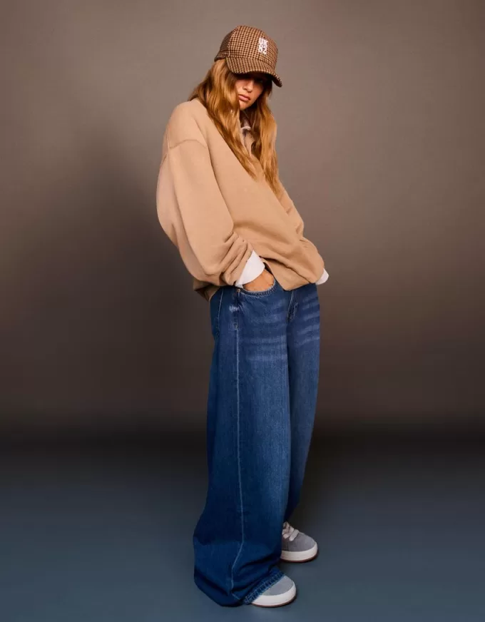 Split leather skater sneakers