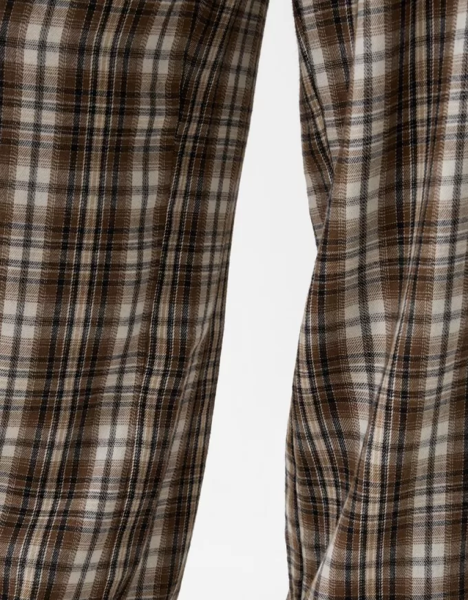 Straight fit plaid pants Straight fit plaid pants