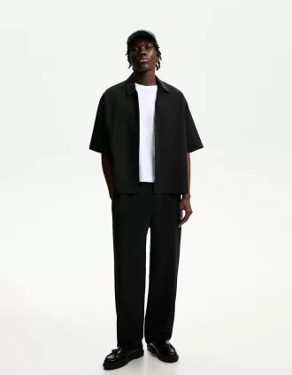 Straight fit tailored sweatpants