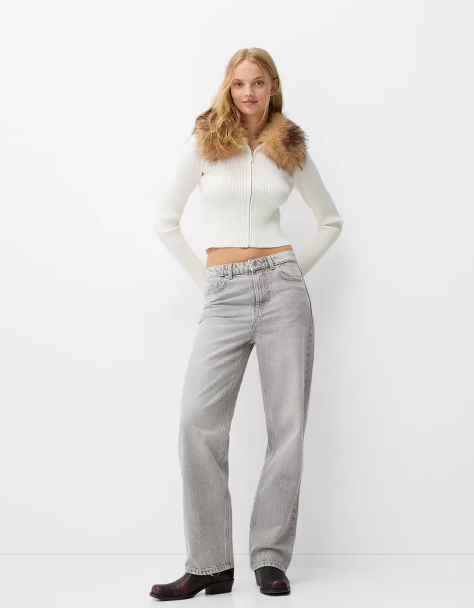 Straight fit wide-leg jeans Straight fit wide-leg jeans