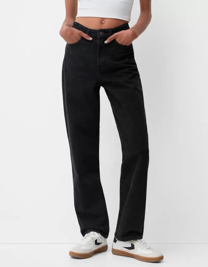 Straight fit wide-leg jeans Straight fit wide-leg jeans